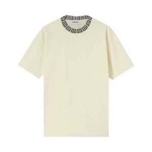 Authentic Ambush Monogram Rib Collar T-shirt in Ivory NWOT